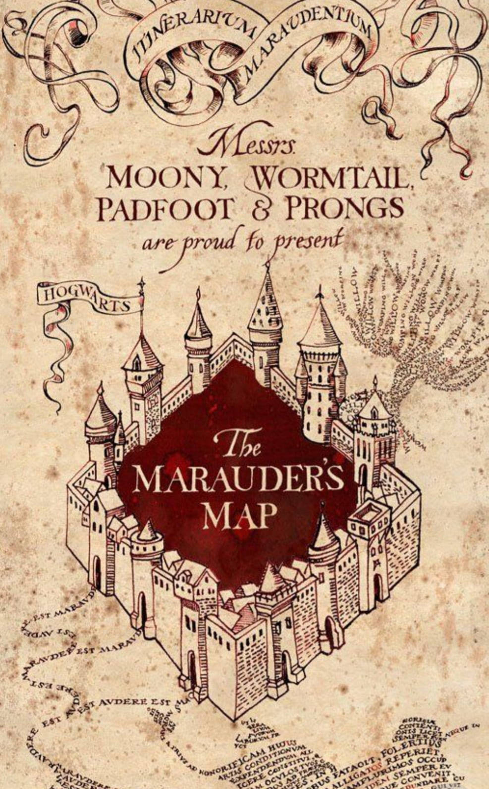 Cool Harry Potter Marauder's Map