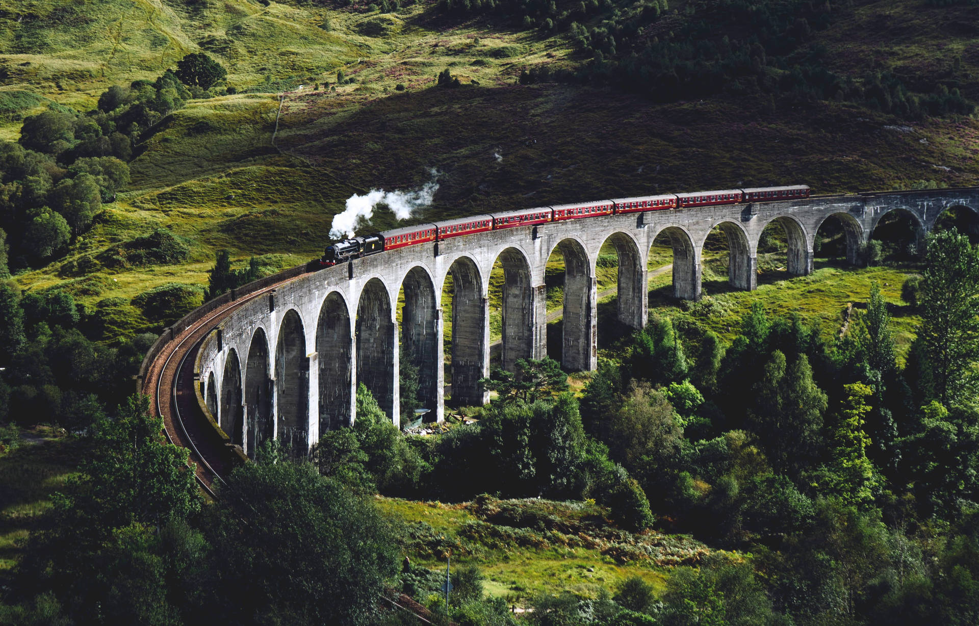 Cool Harry Potter Train Bridge