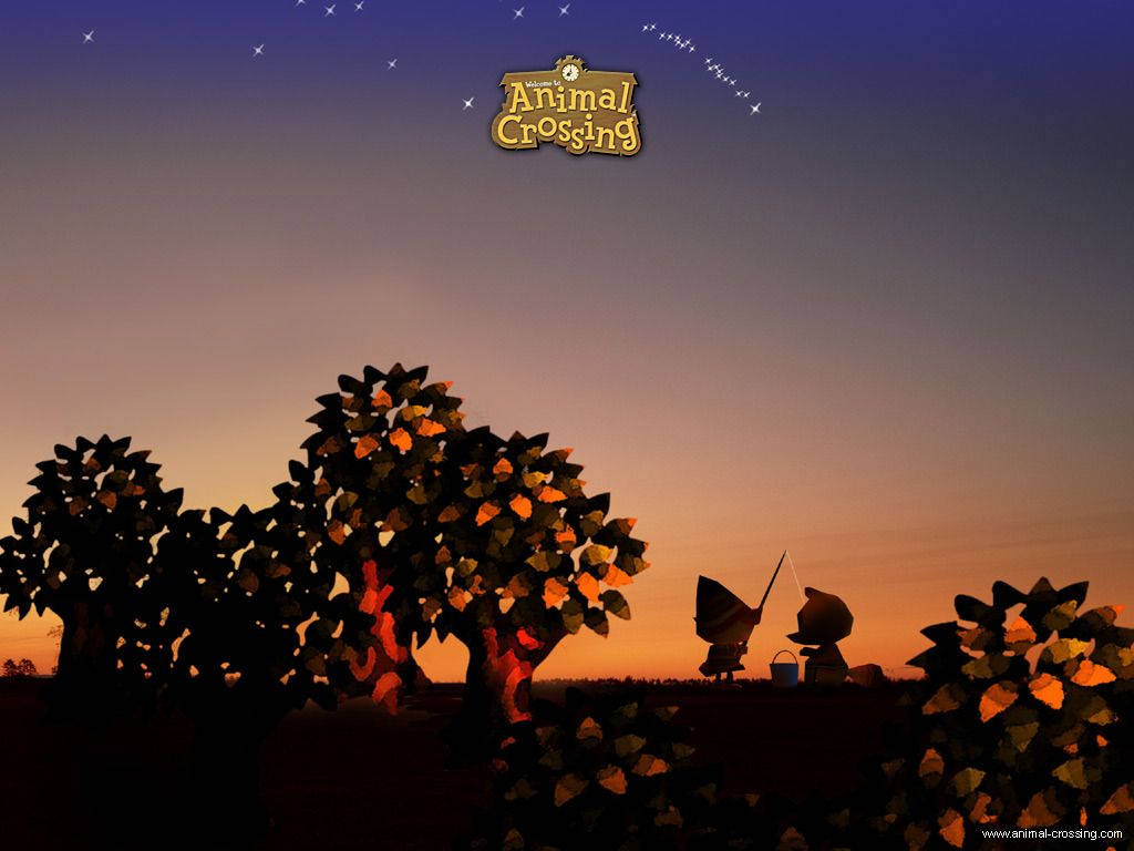 Cool Hd Animal Crossing Sunset Background