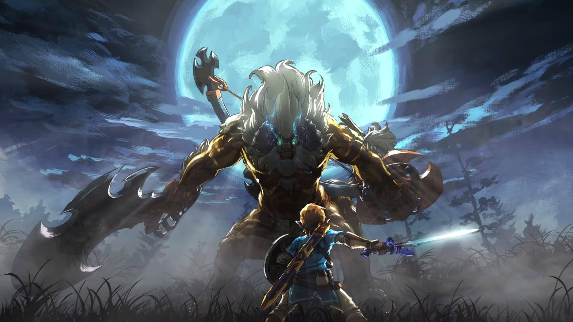 Cool Hd Breath Of The Wild Epic Battle Background