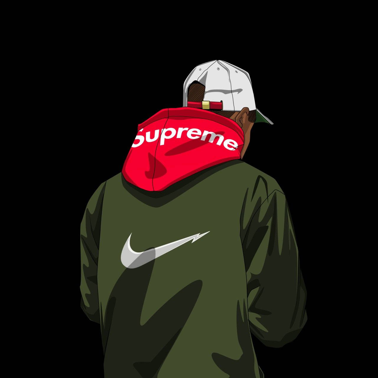 Cool Hd Hypebeast Supreme And Nike Background