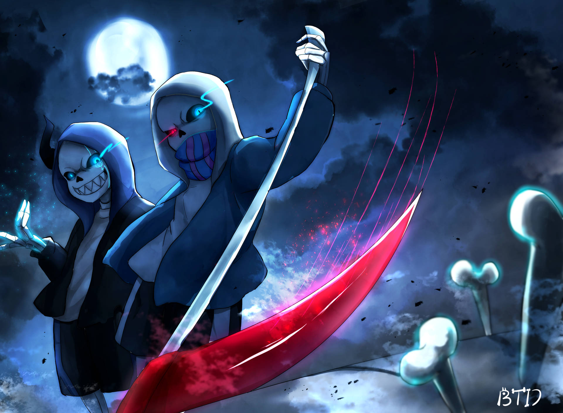 Cool Hd Sans Grim Reaper Background