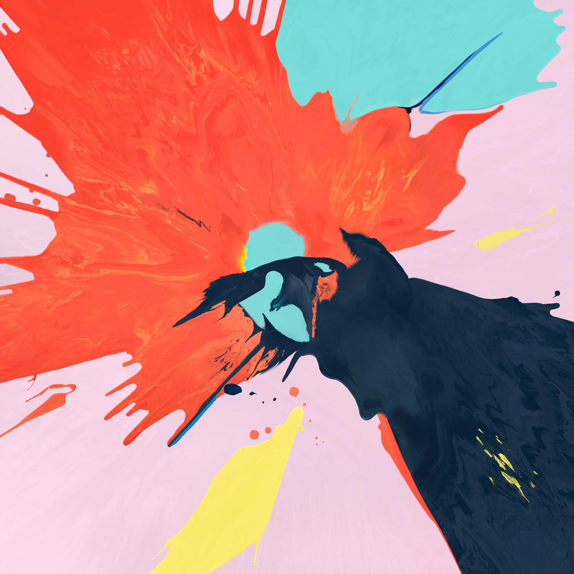 Cool Ipad Pro Paint Splash Artwork