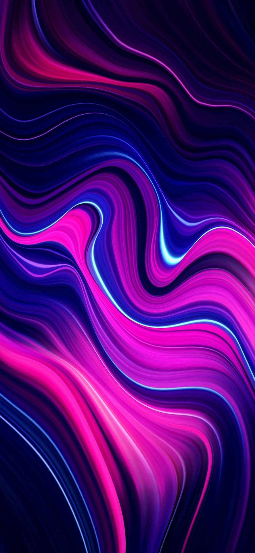 Cool Iphone 11 Purple And Blue Waves