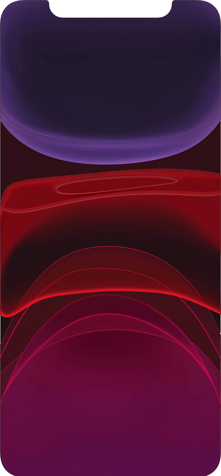 Cool Iphone 11 Purple And Red Blobs Background