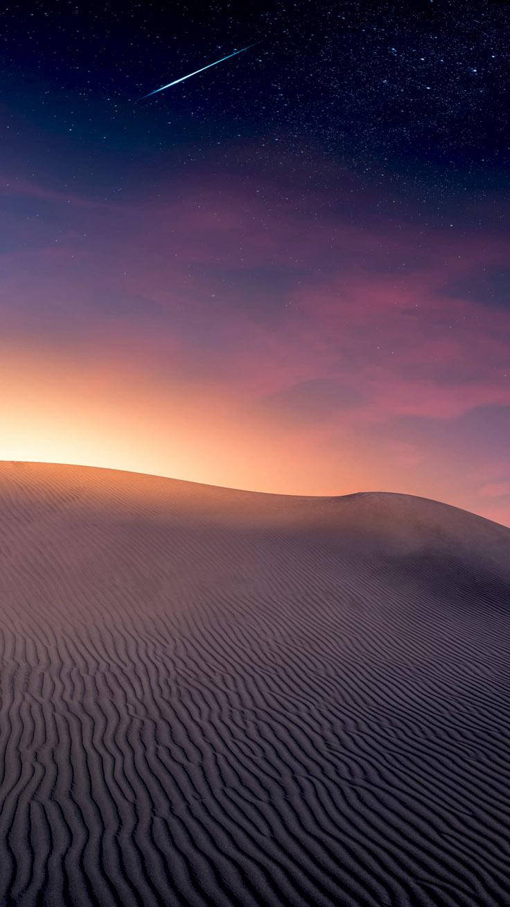 Cool Iphone Xs Max Desert Sunset Background