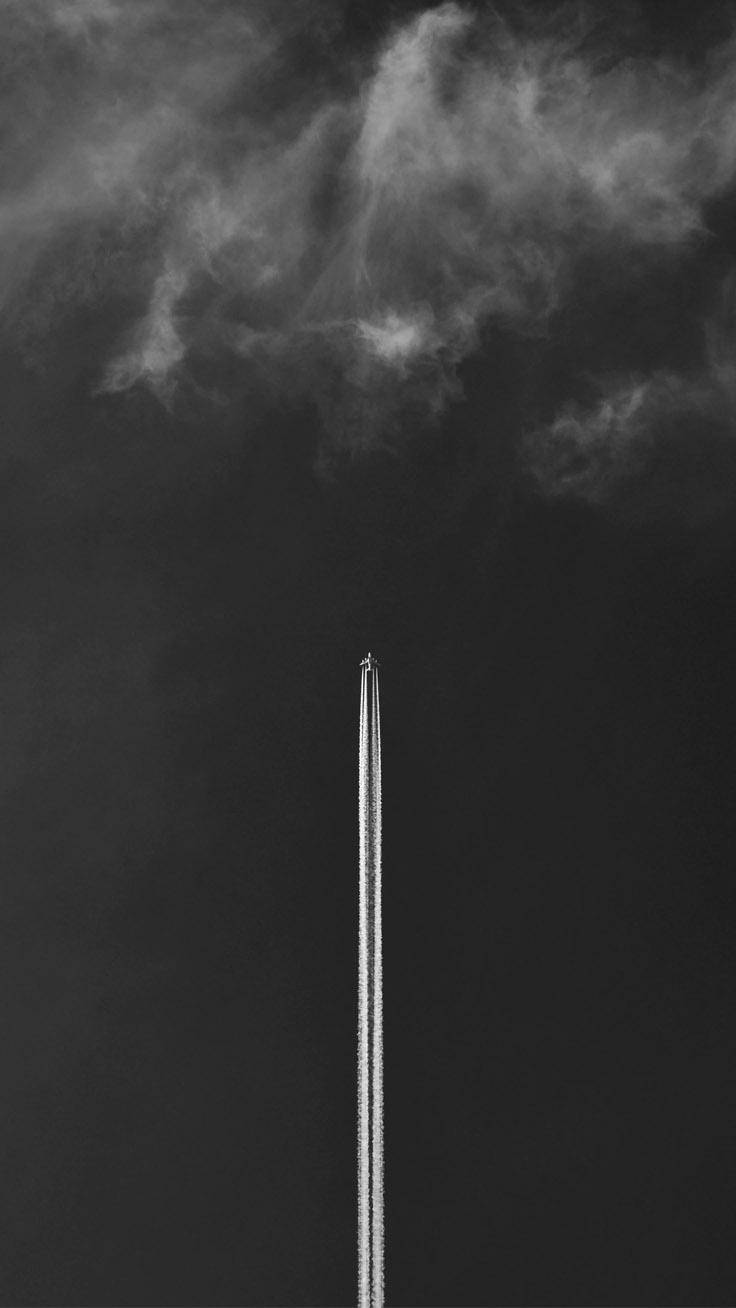 Cool Iphone Xs Max Monochrome Jet Background