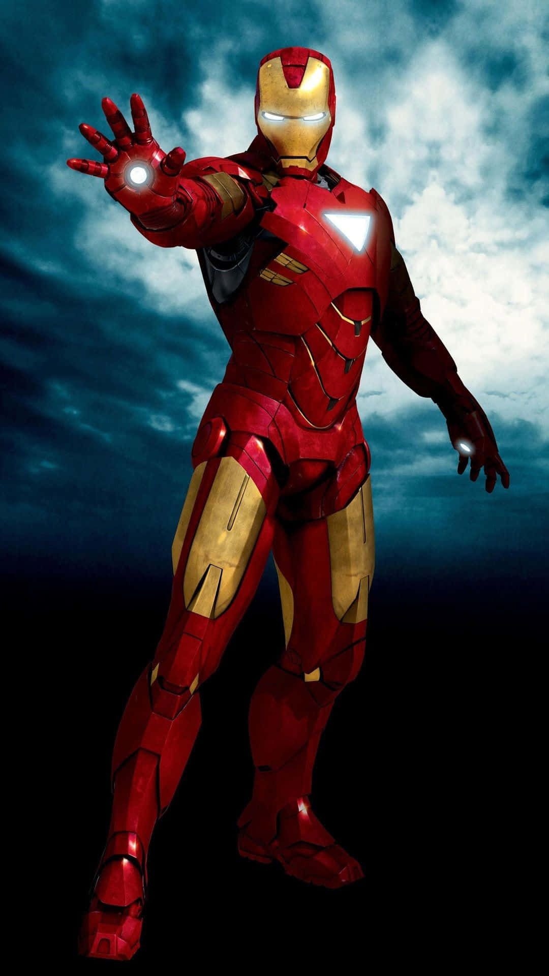 Cool Iron Man Whole Body Art Iphone Background