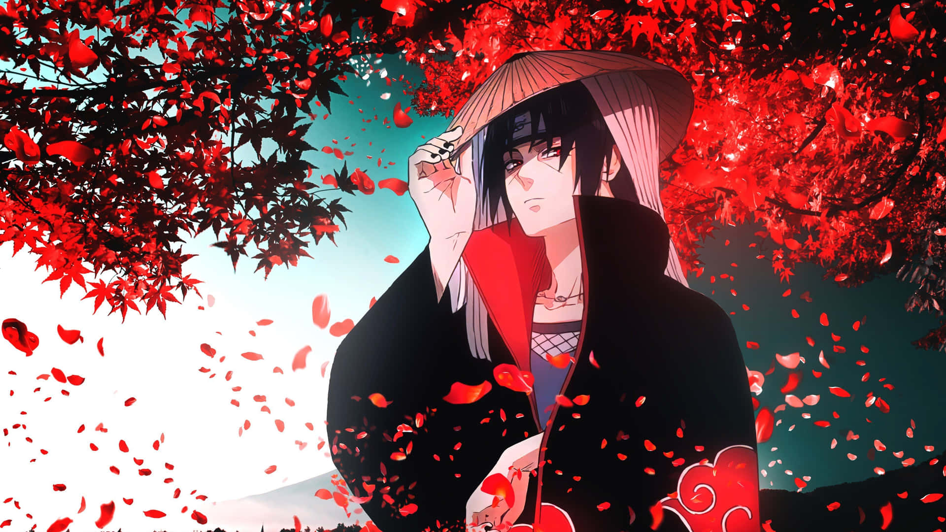 Cool Itachi In Action Background