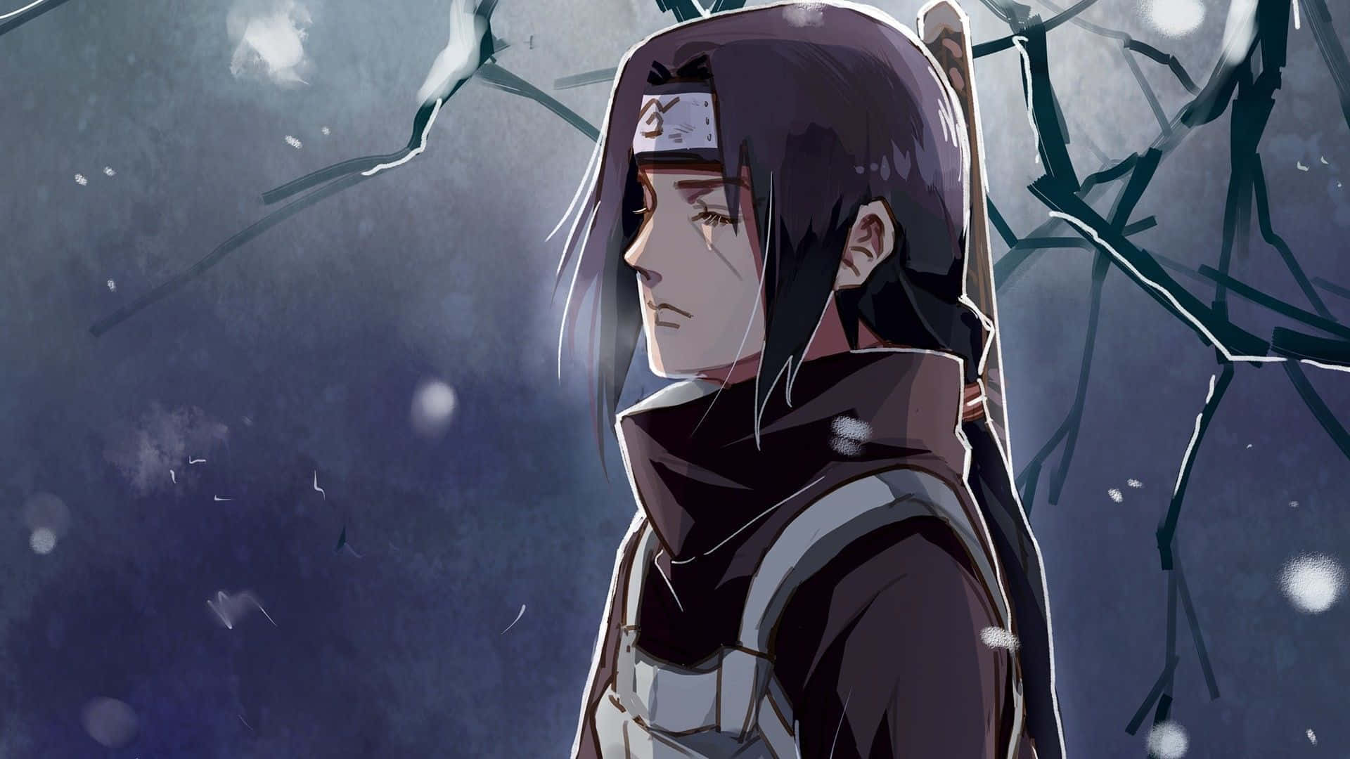 Cool Itachi Ready For Adventure