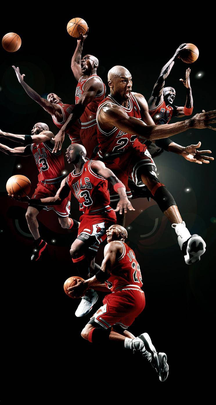 Cool Jordan Swarm In Mid-dunk