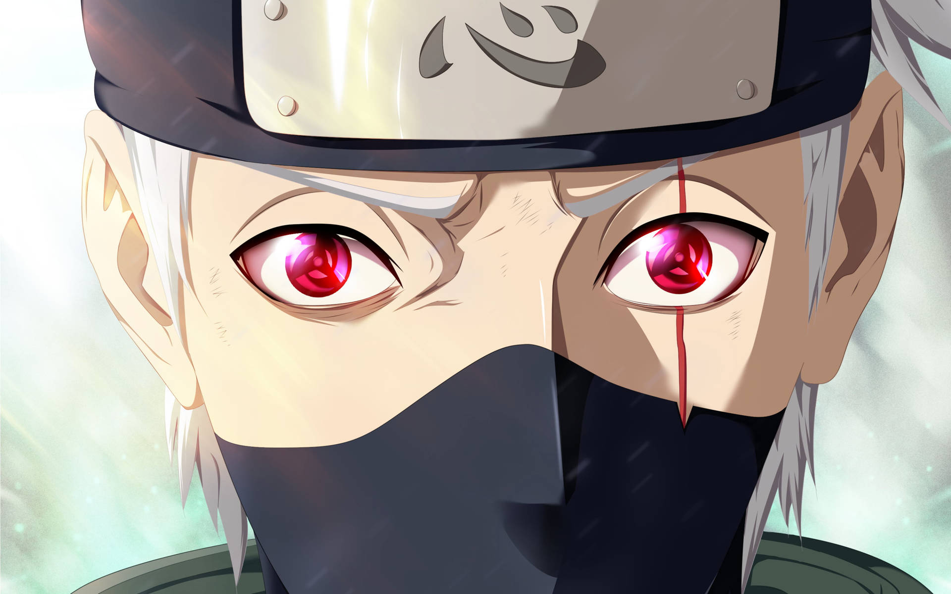Cool Kakashi Red Eyes