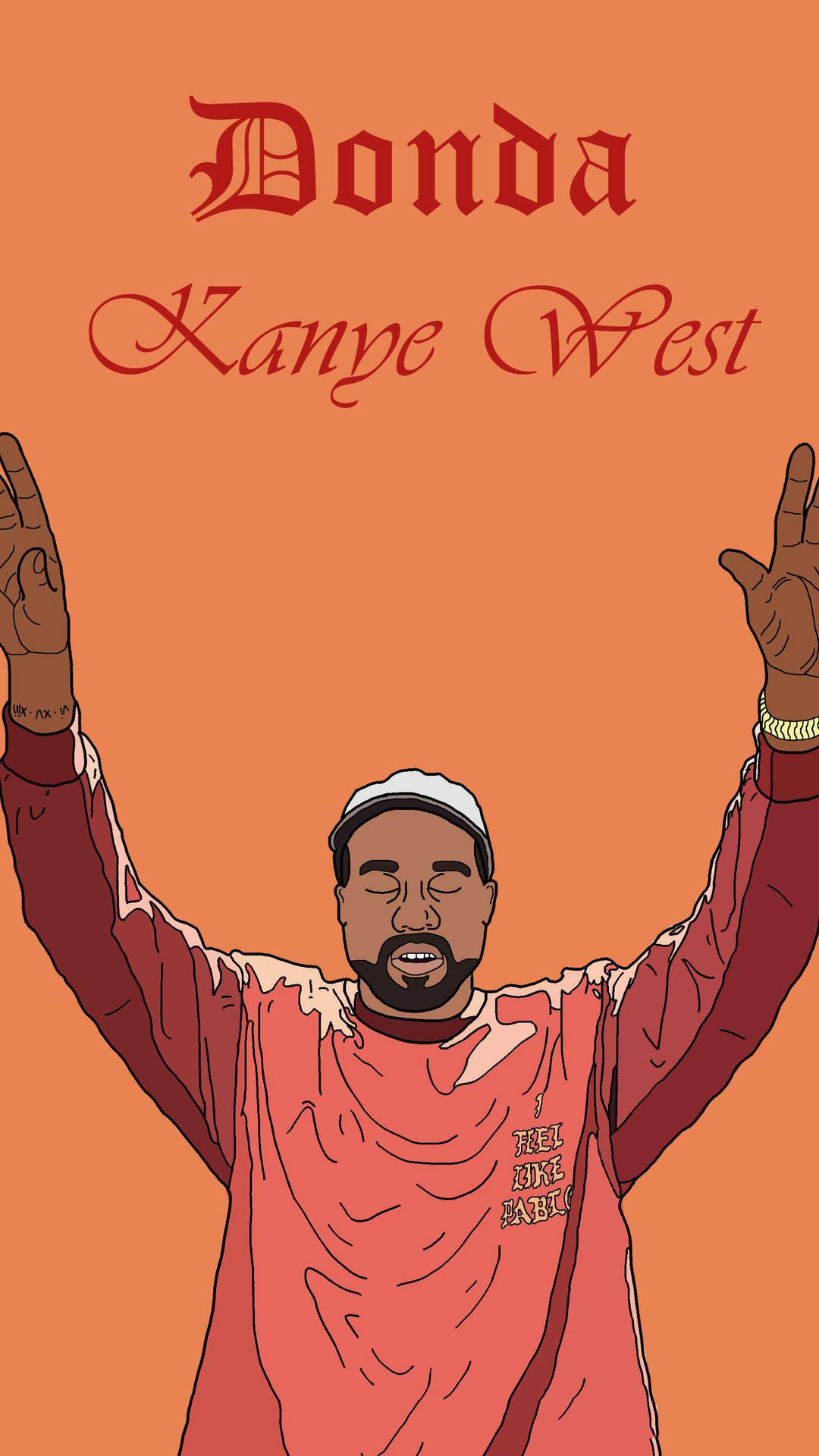 Cool Kanye West Donda Theme Background