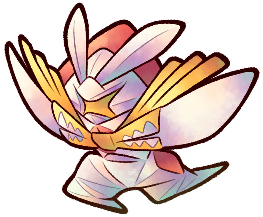Cool Kartana Illustration On White Background