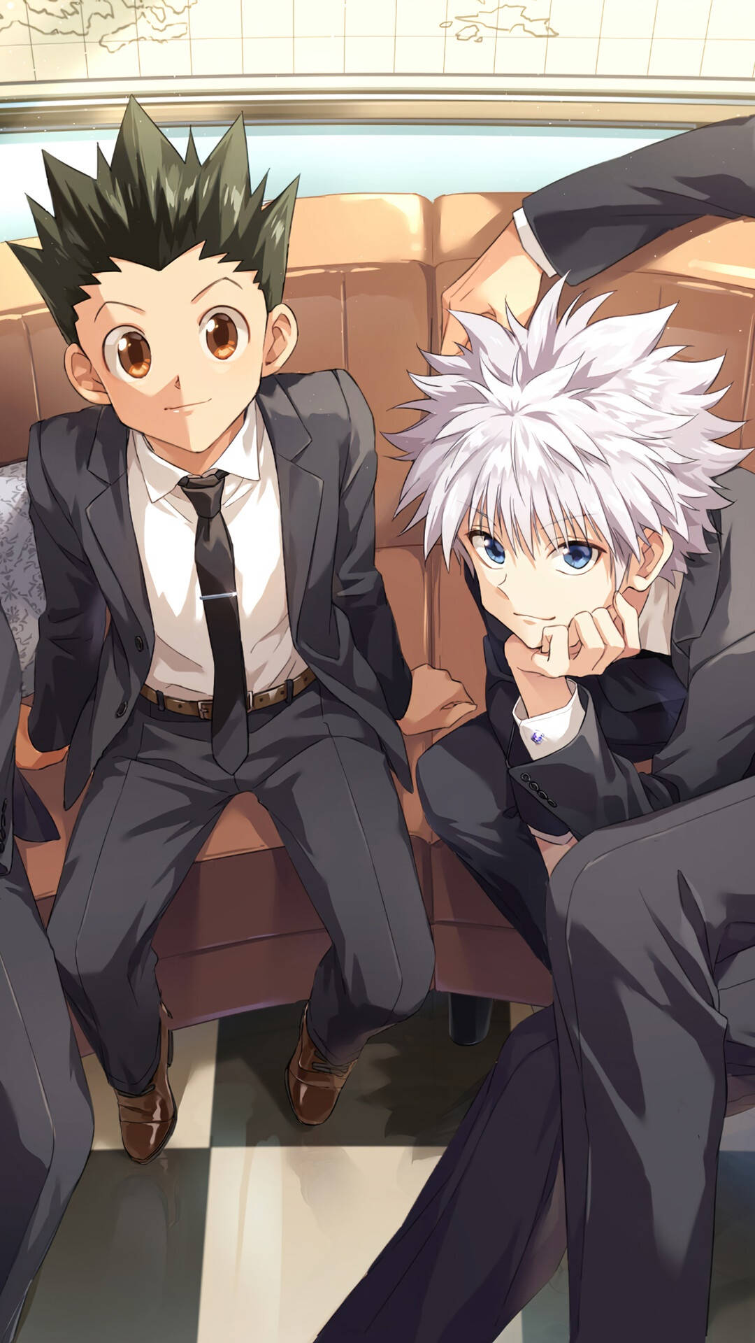Cool Killua Is Ready For His Next Mission. Background