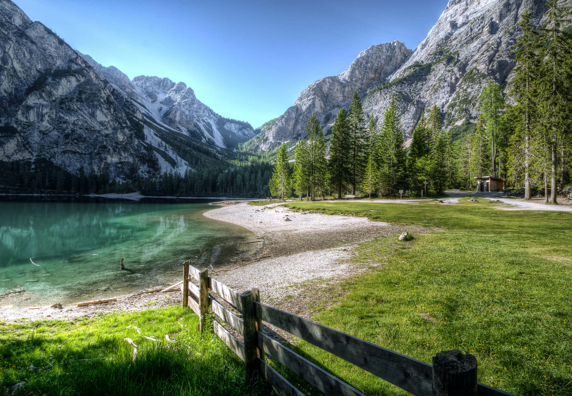 Cool Landscape With Rocky Mountains