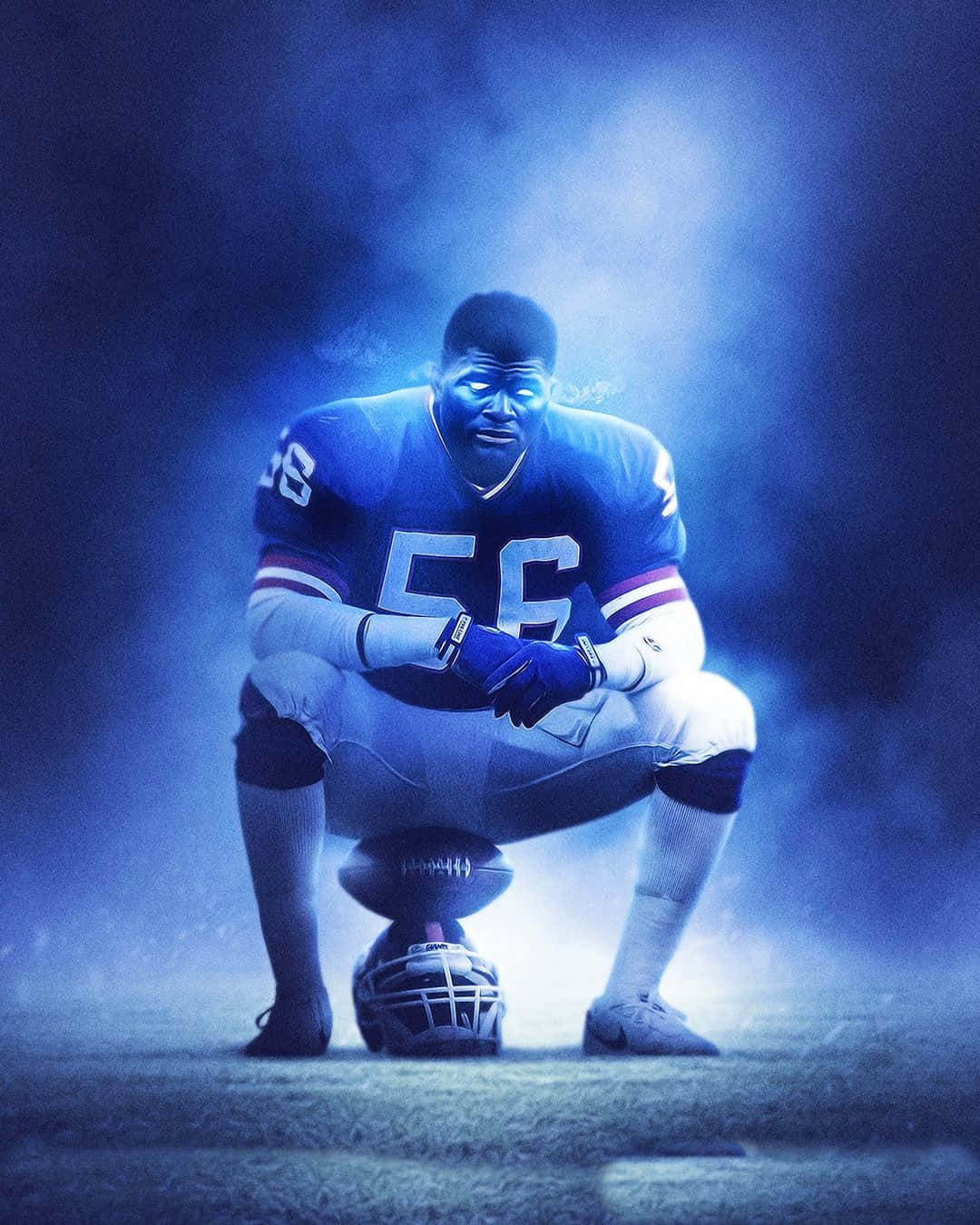 Cool Lawrence Taylor Art New York Giants Background