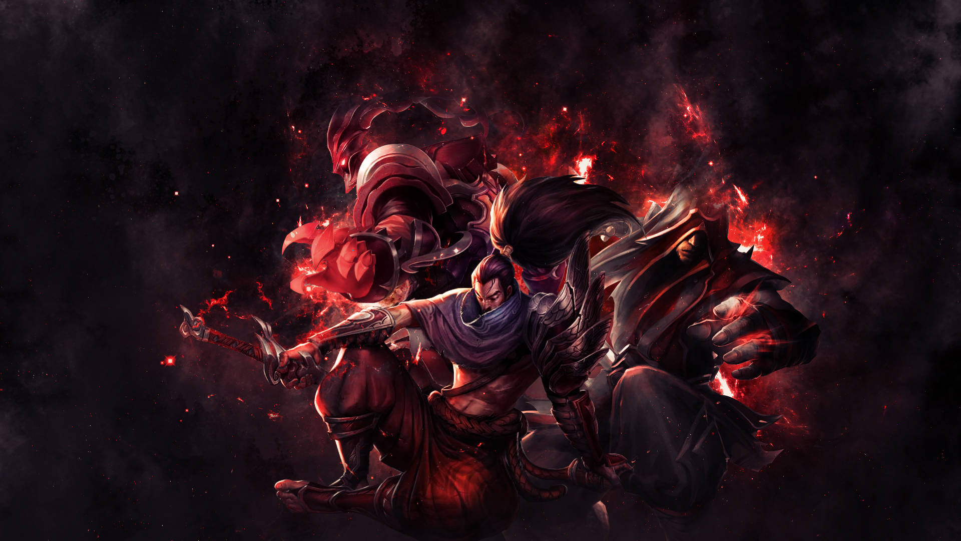 Cool League Of Legends Champ Yasuo Background