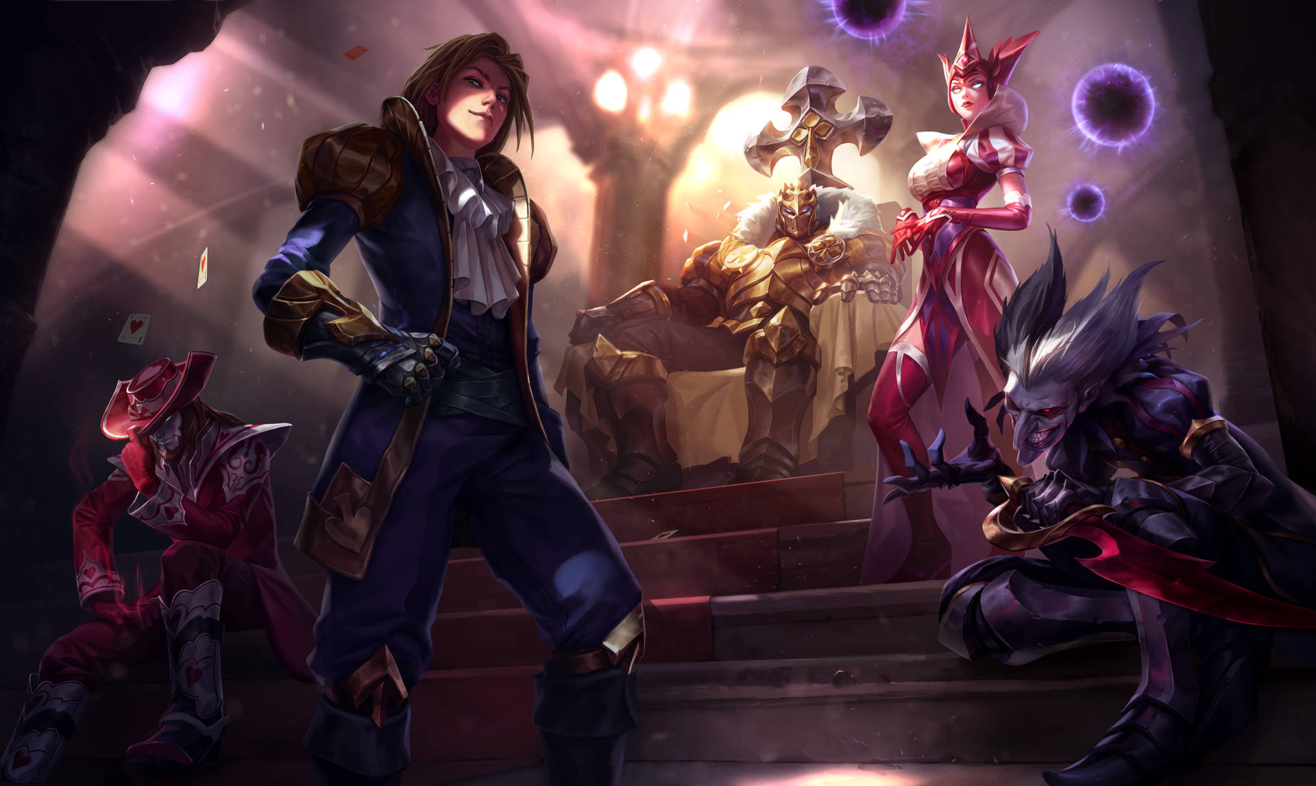 Cool League Of Legends Groupie Background