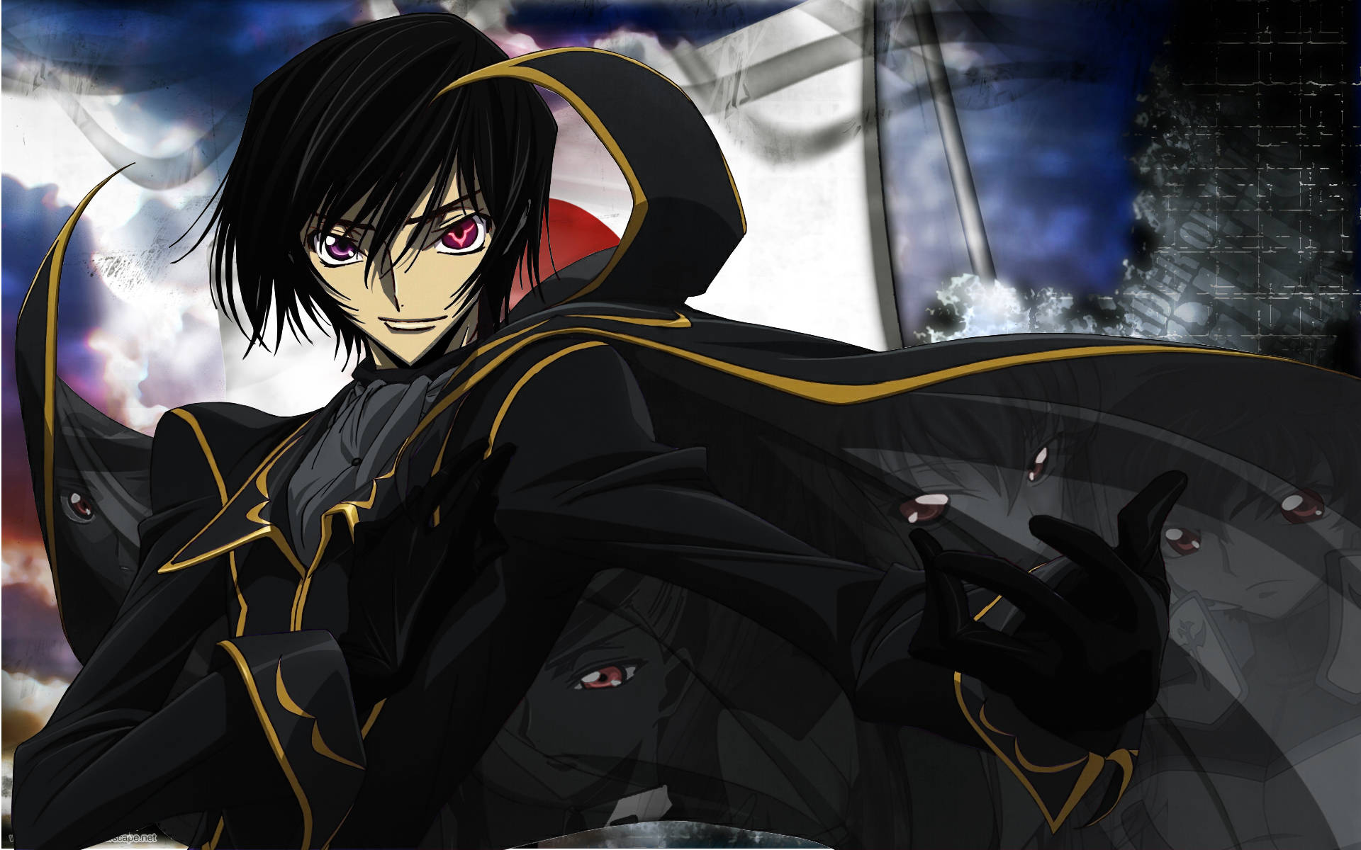 Cool Lelouch Zero Fan Art Background