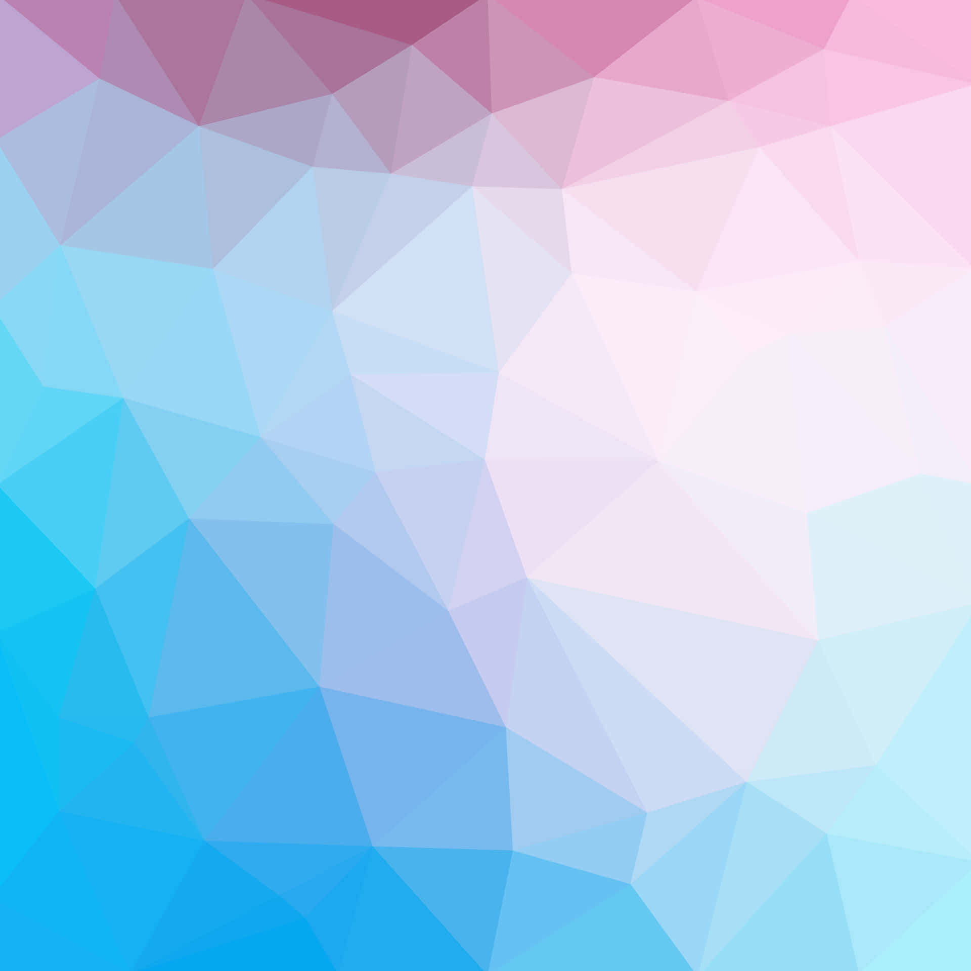 Cool Light Blue With Shapes Background