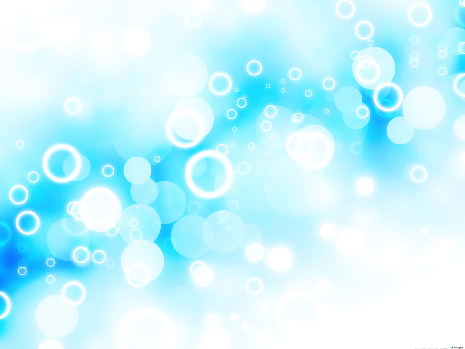 Cool Light Blue With Small Bubbles Background