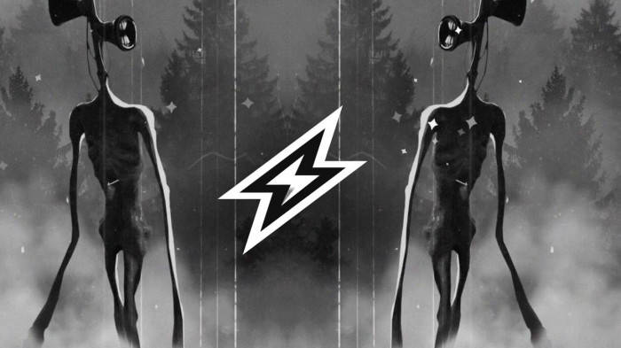 Cool Lightning Siren Head Background