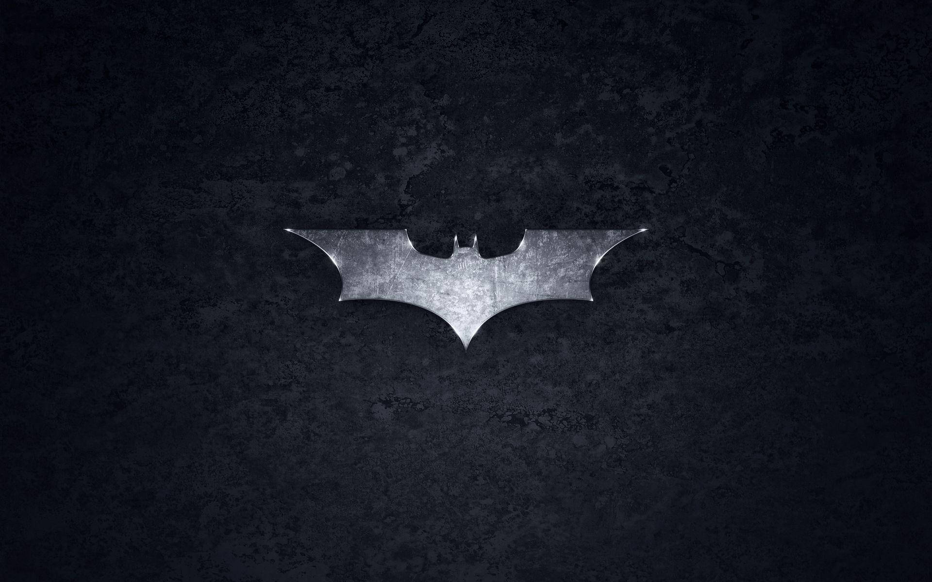 Cool Logos Batman Steel Symbol Background