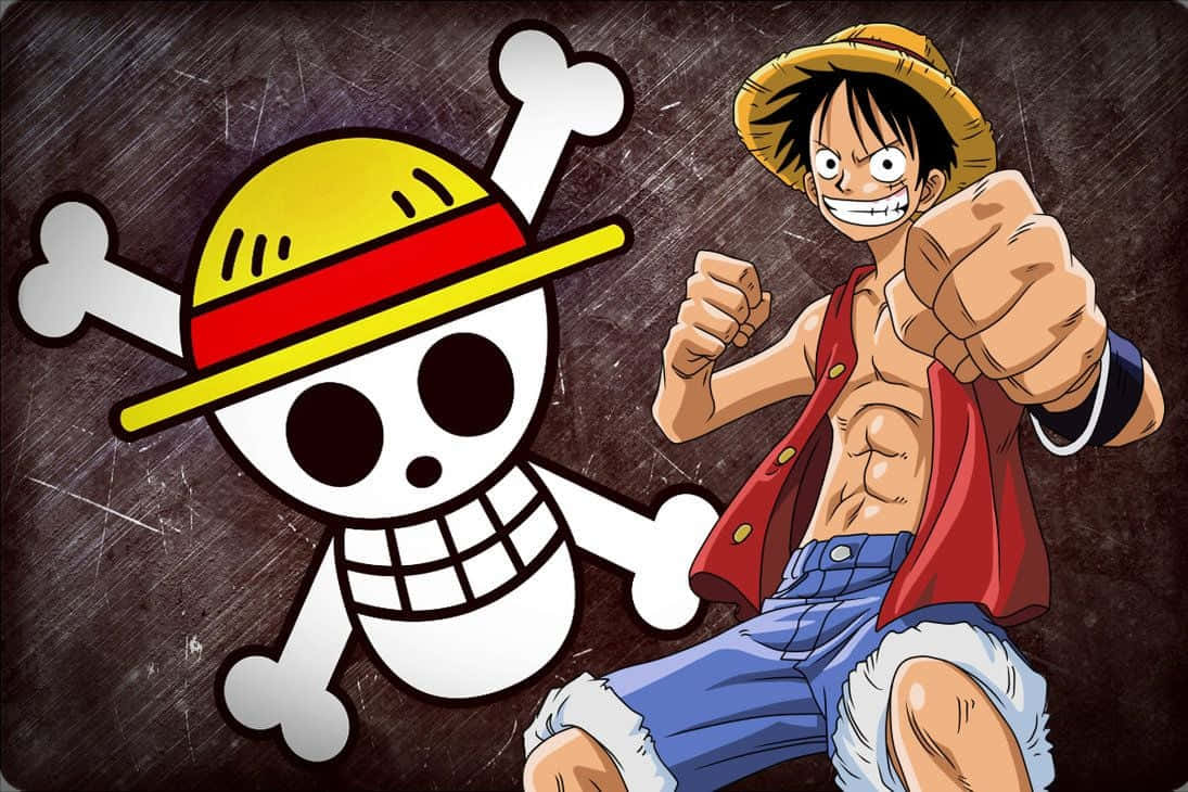 Cool Luffy Graphic Background