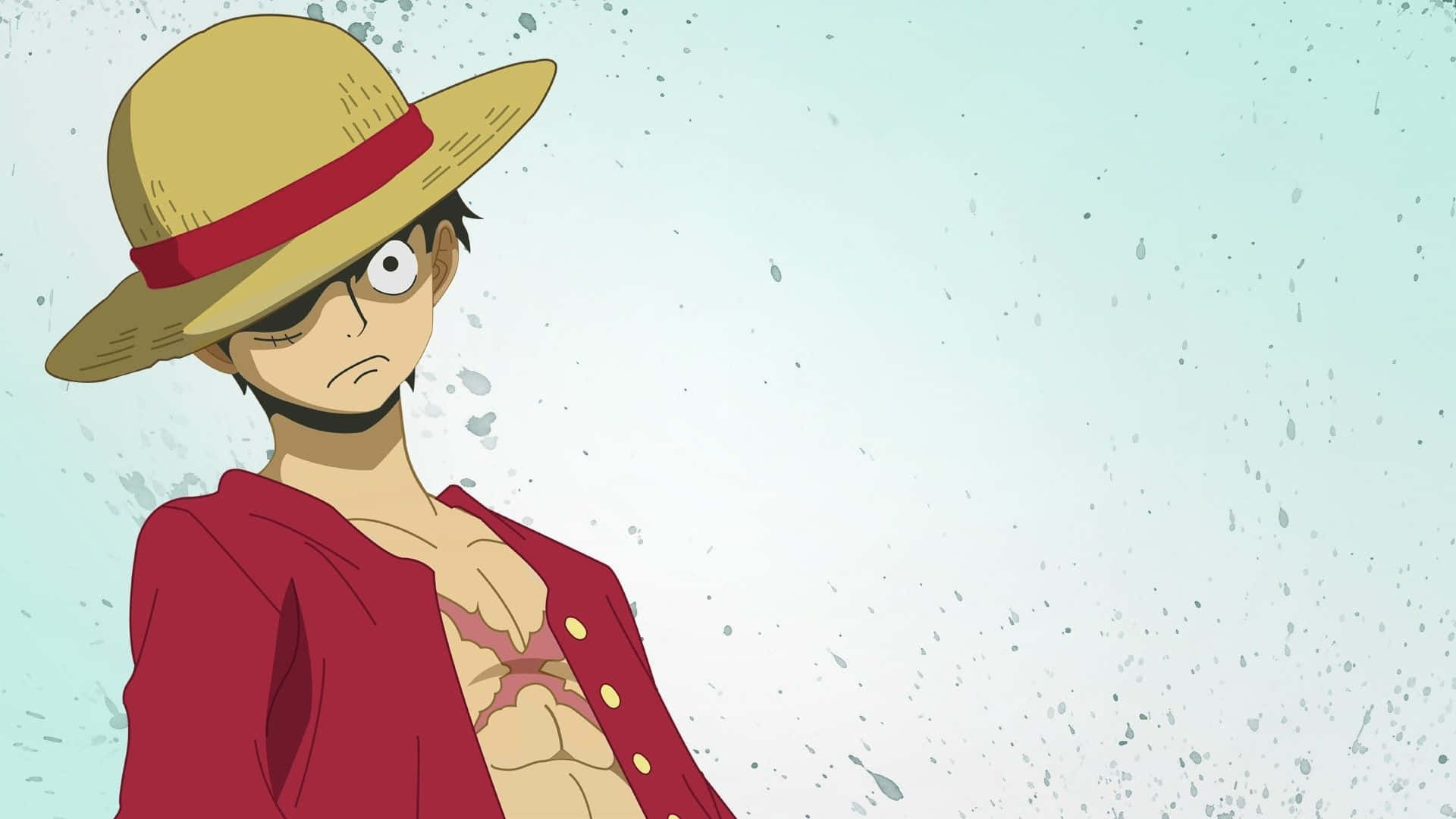 Cool Luffy Looks Ready To Take On The World! Background