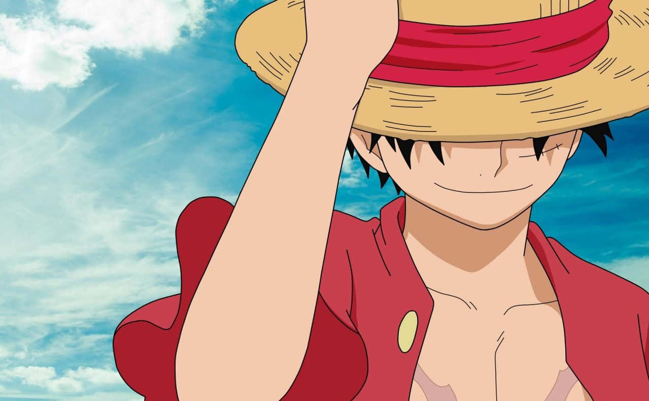 Cool Luffy Ready To Set Off On His Next Grand Adventure! Background