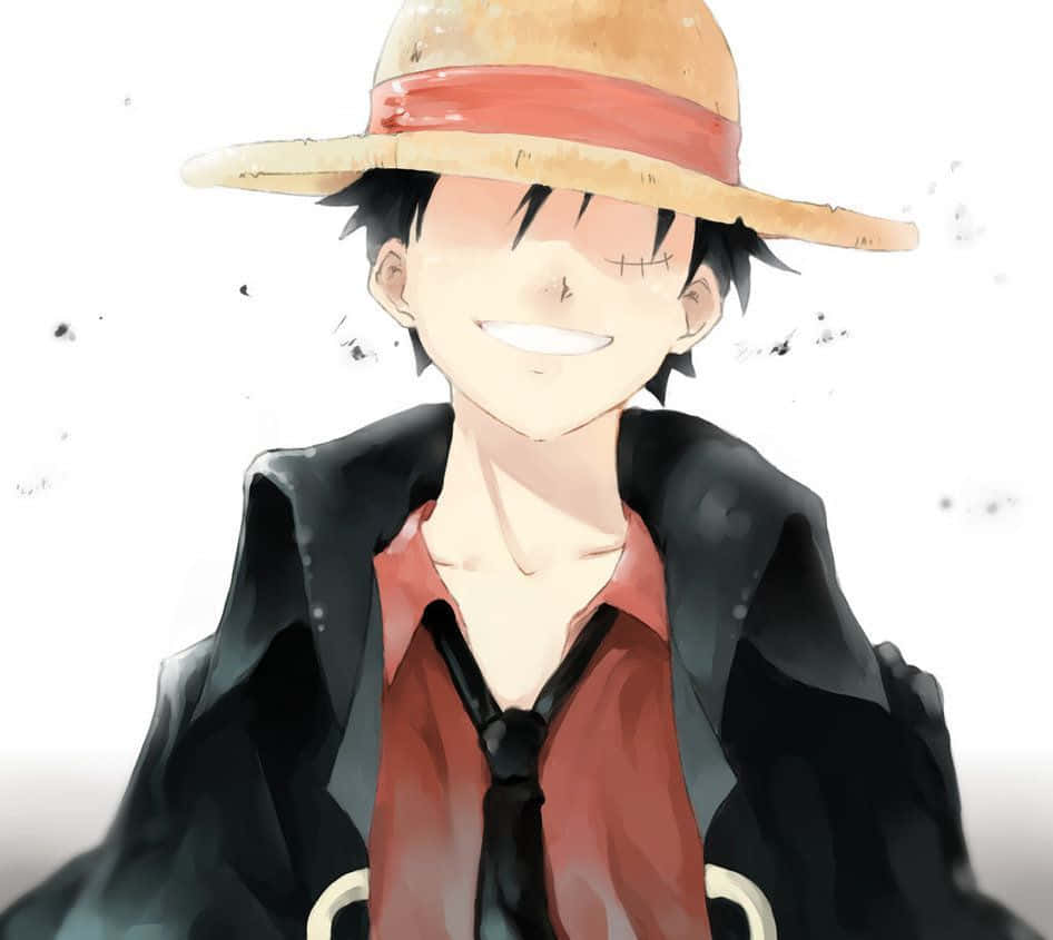 Cool Luffy Smiling Background