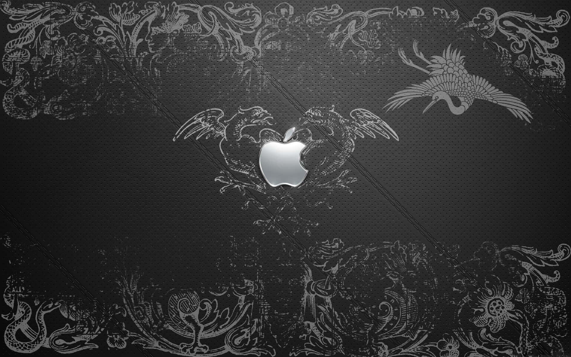 Cool Mac Logo Guarded By Griffins Background