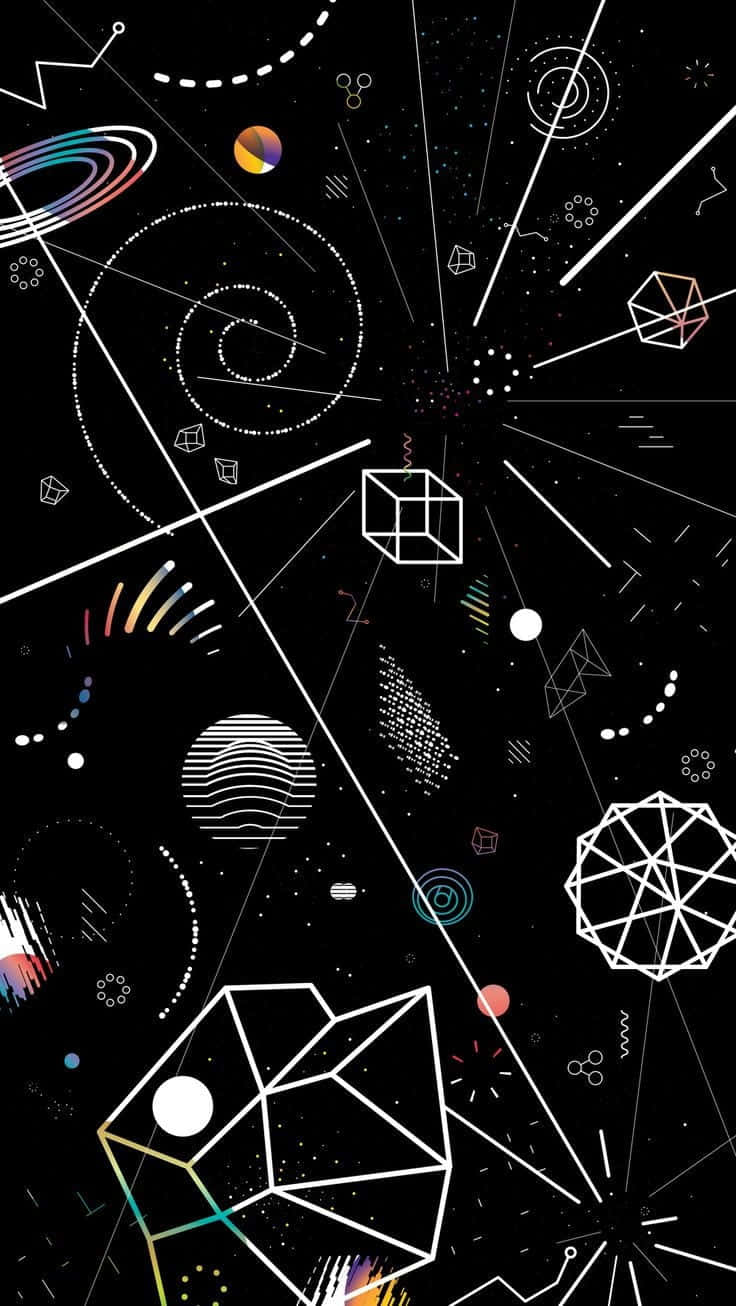 Cool Math Shapes Background