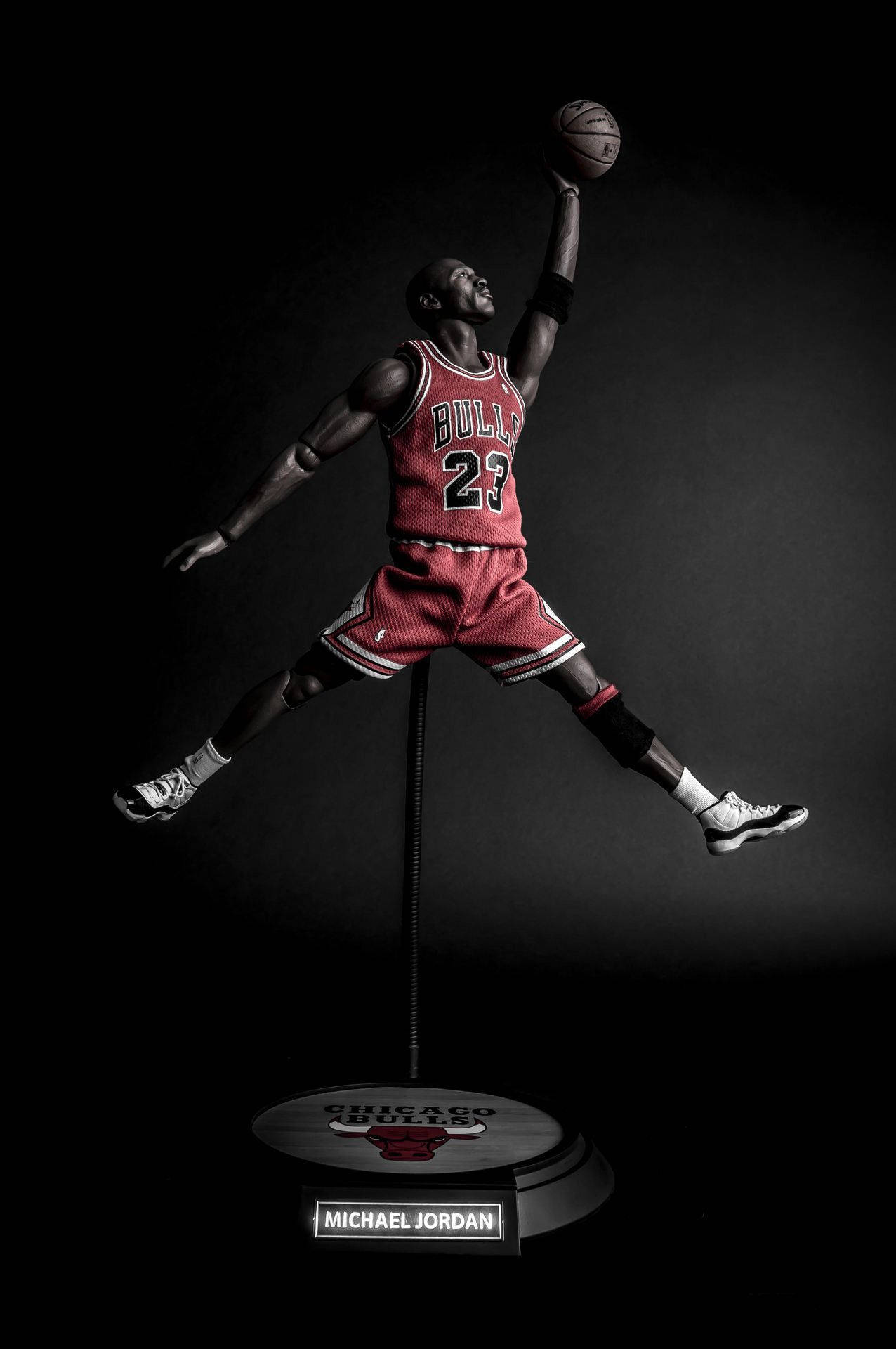 Cool Michael Jordan Action Figure Background