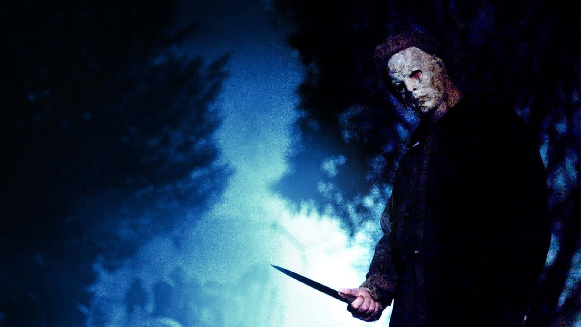 Cool Michael Myers With A Knife And Mask. Background