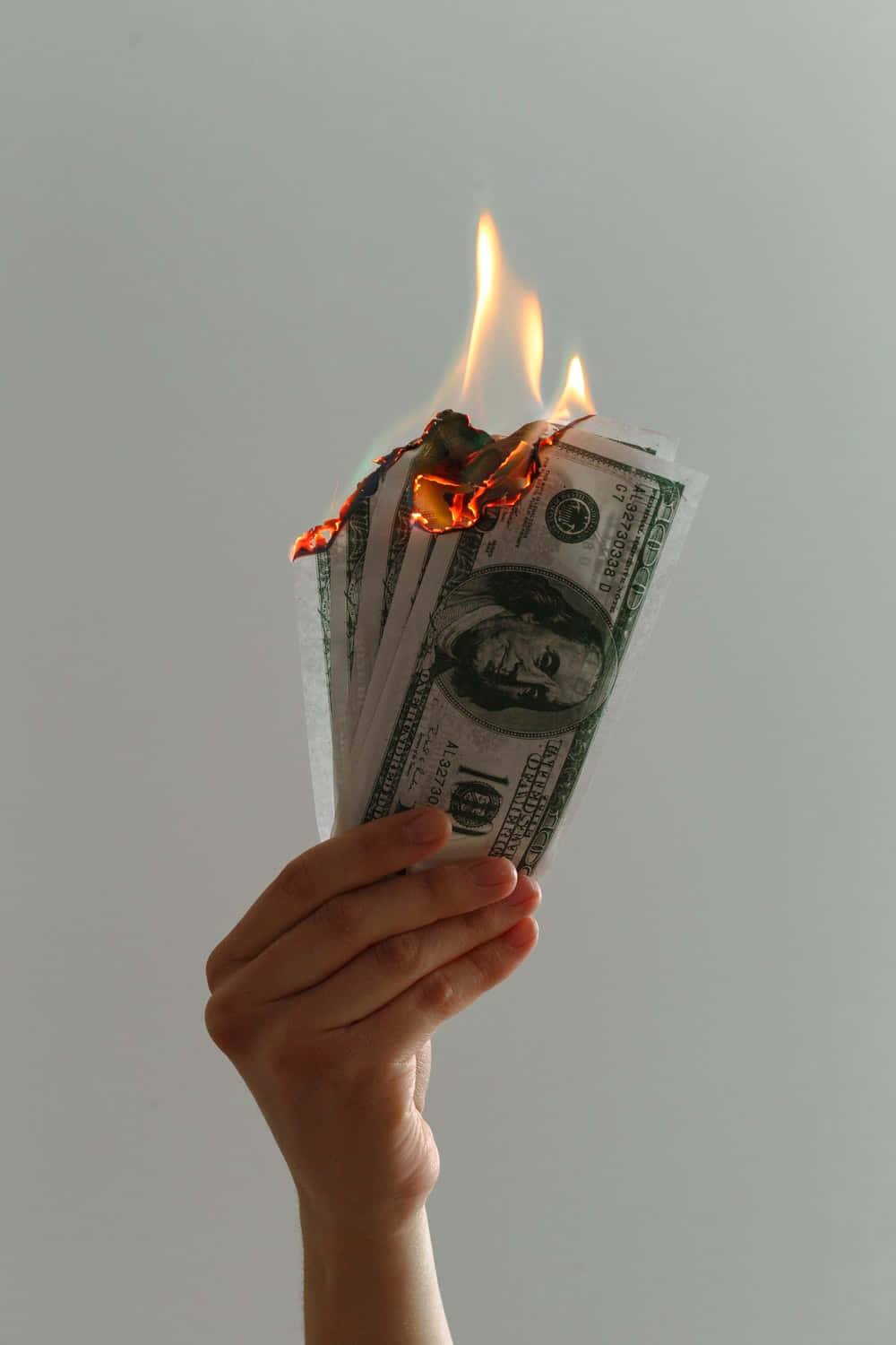 Cool Money Burning Background