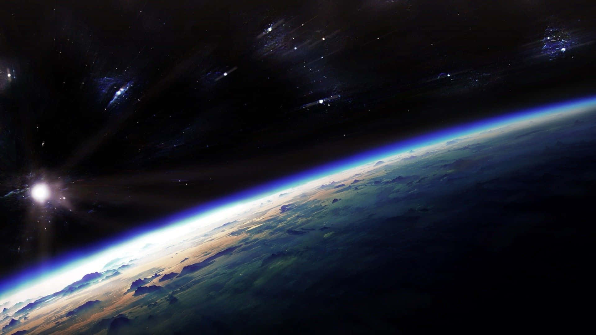 Cool Monitor Atmosphere Earth Background