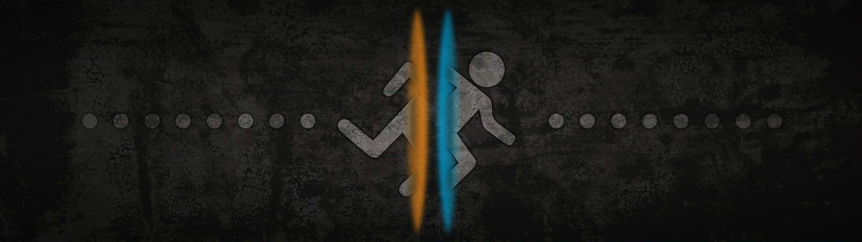 Cool Monitor Portal Game Background
