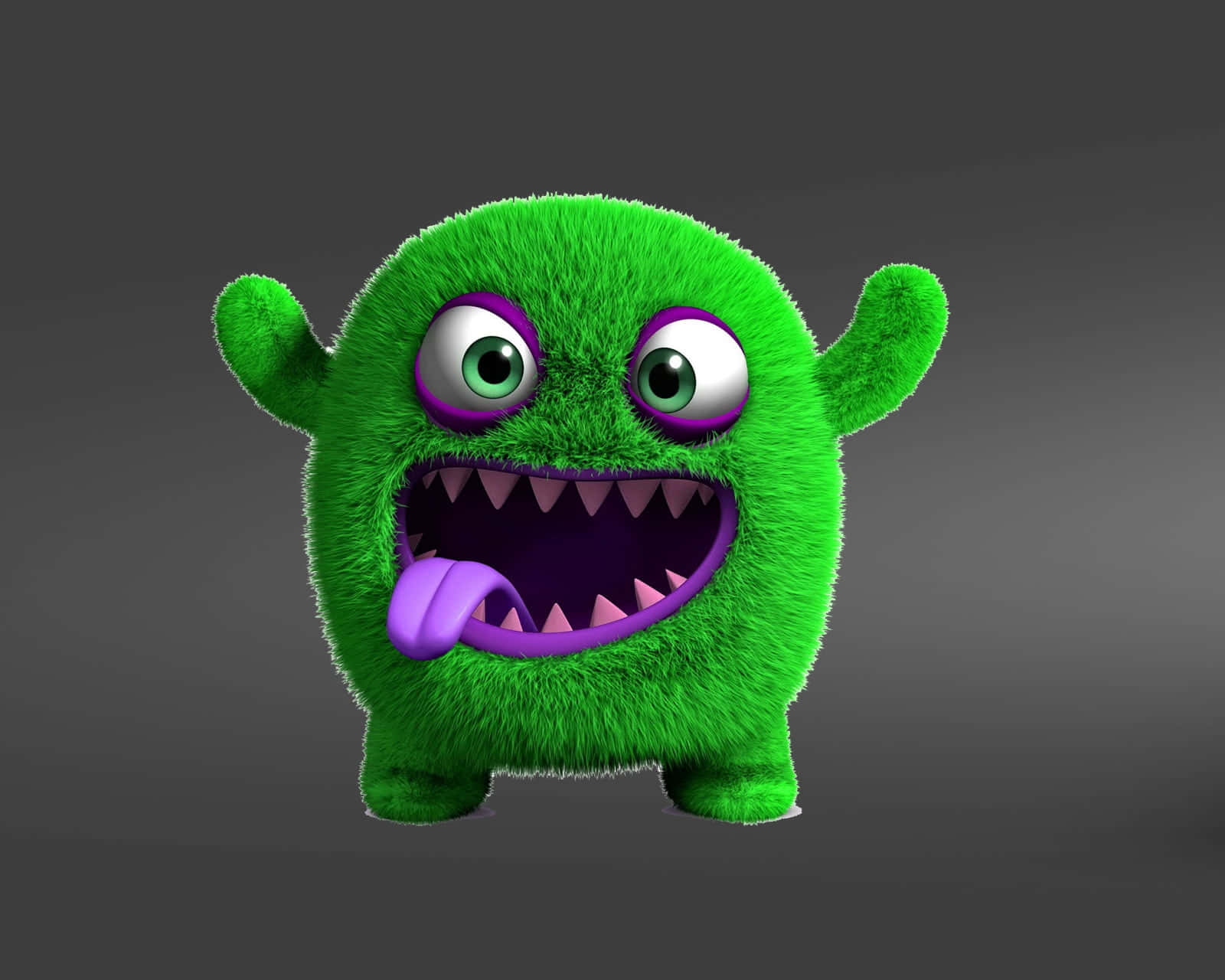 Cool Monster Desktop Screen Theme Background