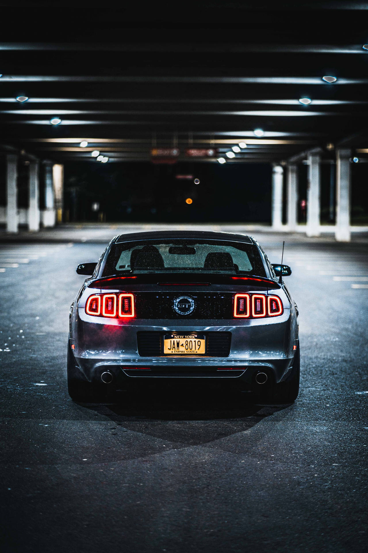 Cool Mustang Back Angle Background