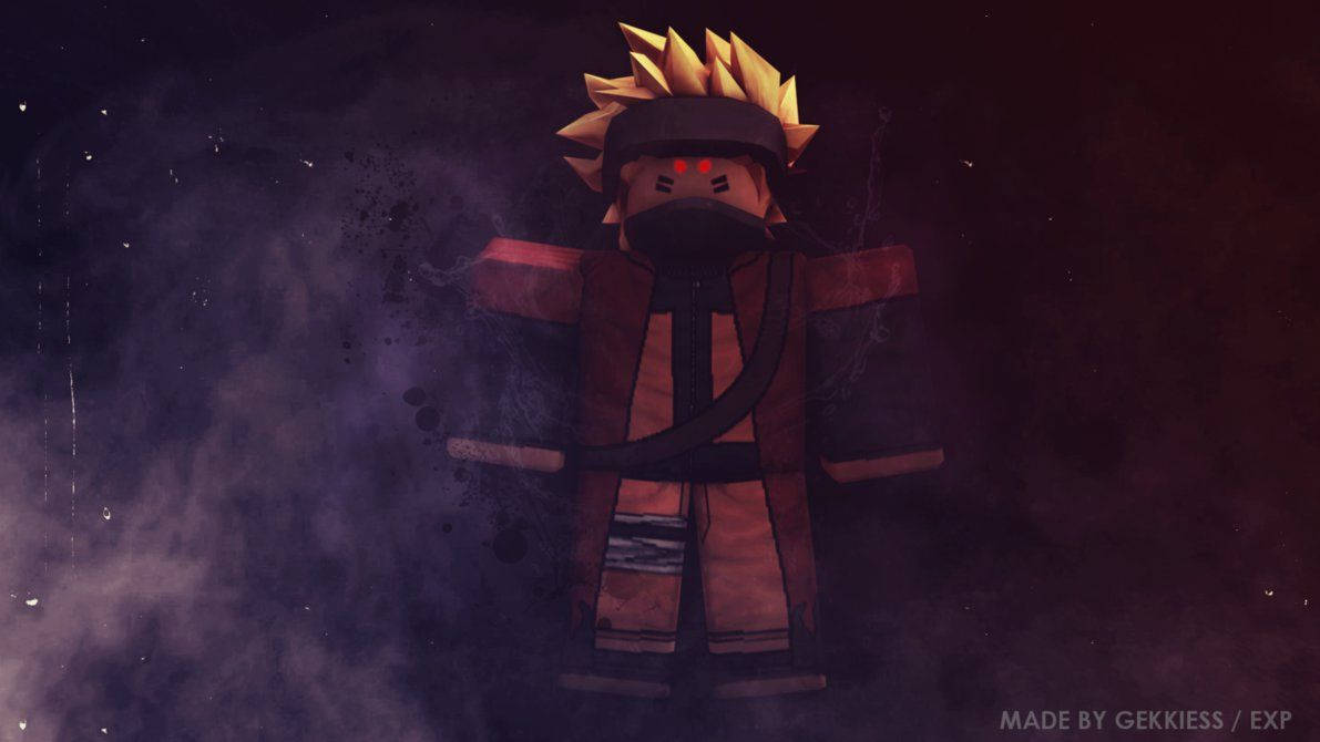 Cool Naruto Avatar In Roblox Background
