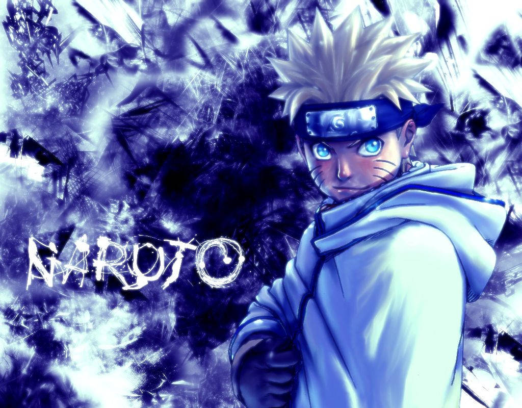 Cool Naruto Blue Aesthetic Background