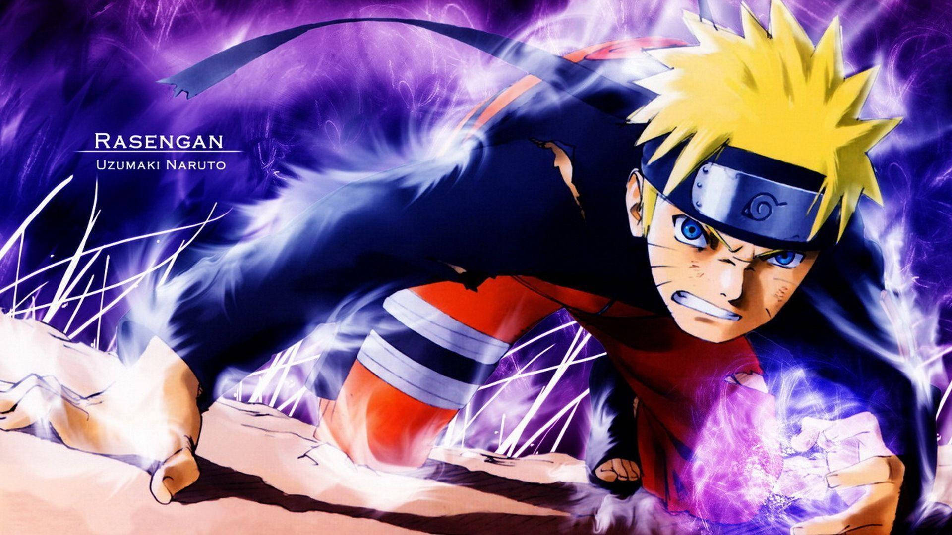 Cool Naruto Rasengan Art Background
