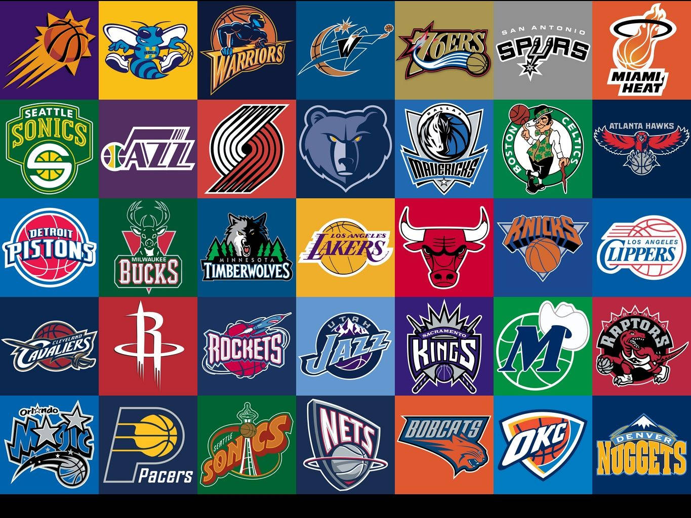 Cool Nba Graphic Logo Background