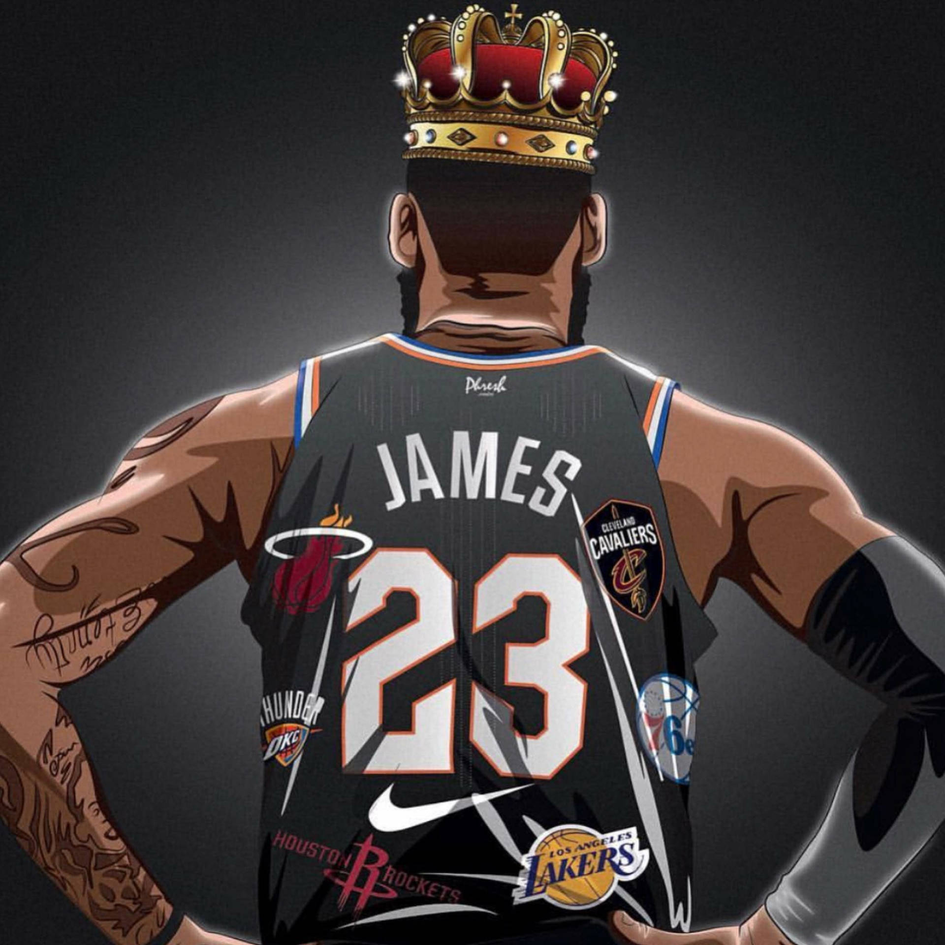 Cool Nba James With Crown