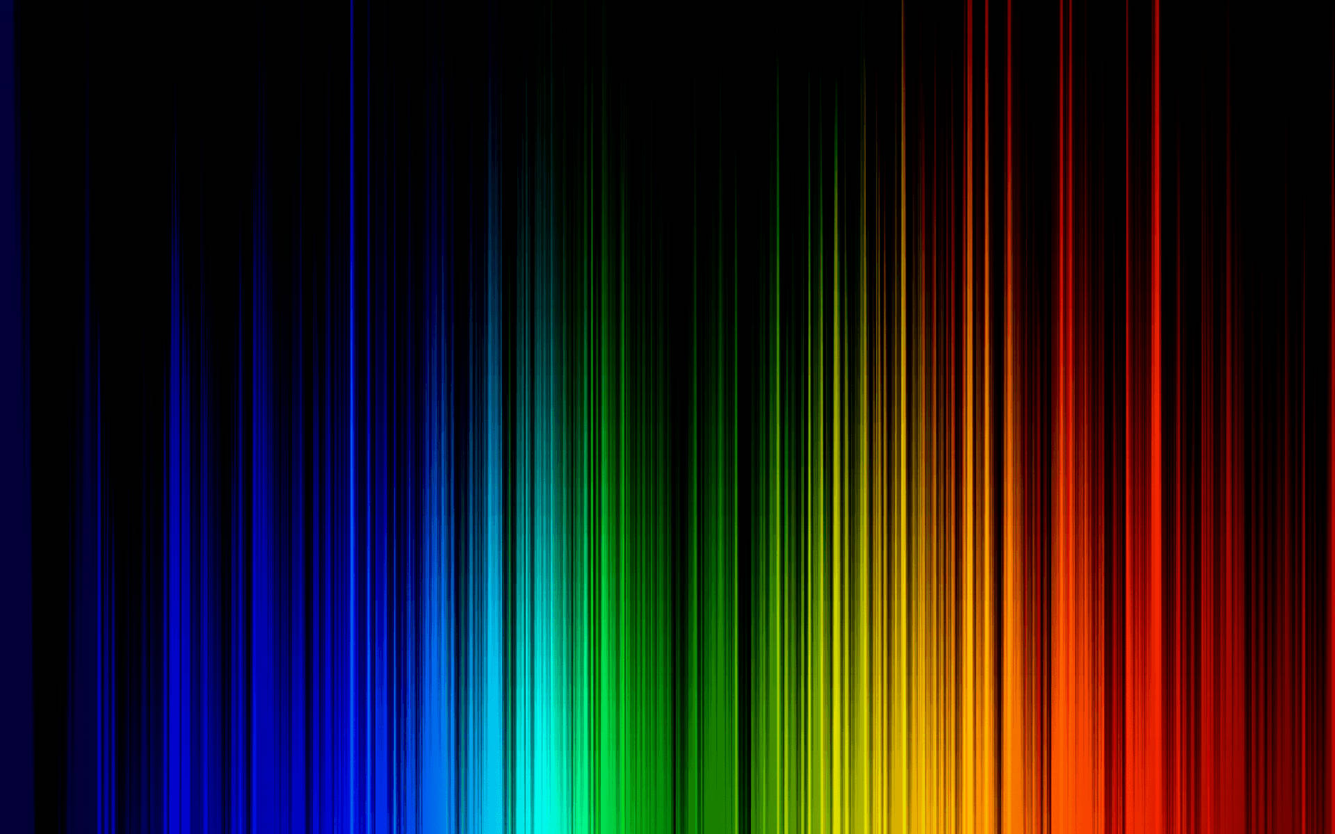 Cool Neon Rainbow Lines Background