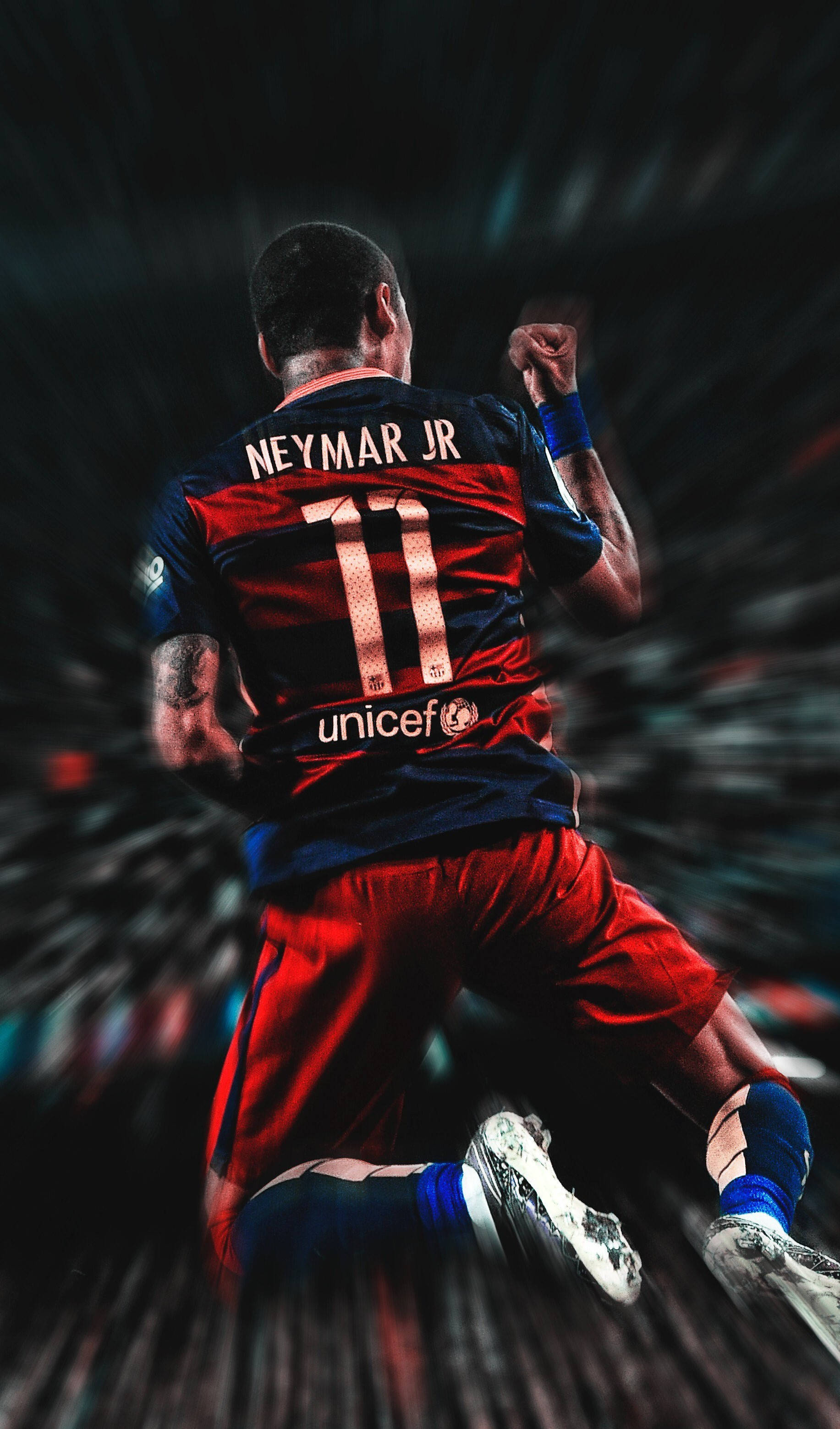 Cool Neymar Jr Mid-action Jump