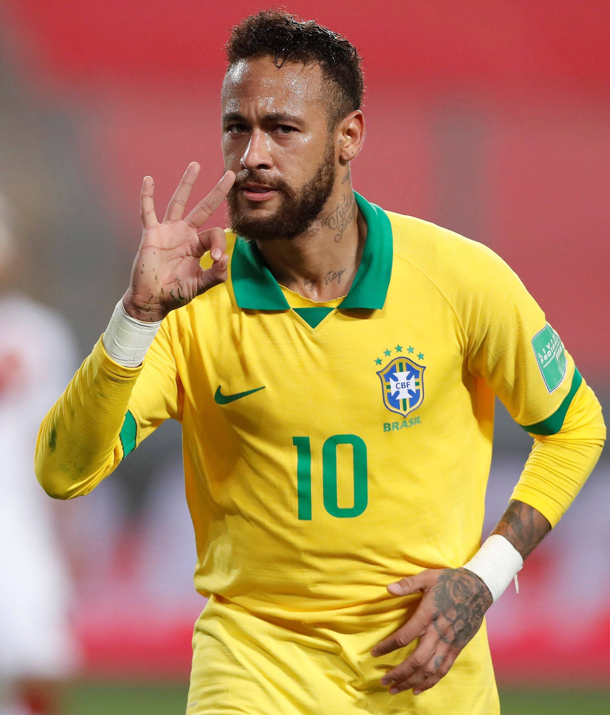 Cool Neymar Jr Number 3 Sign