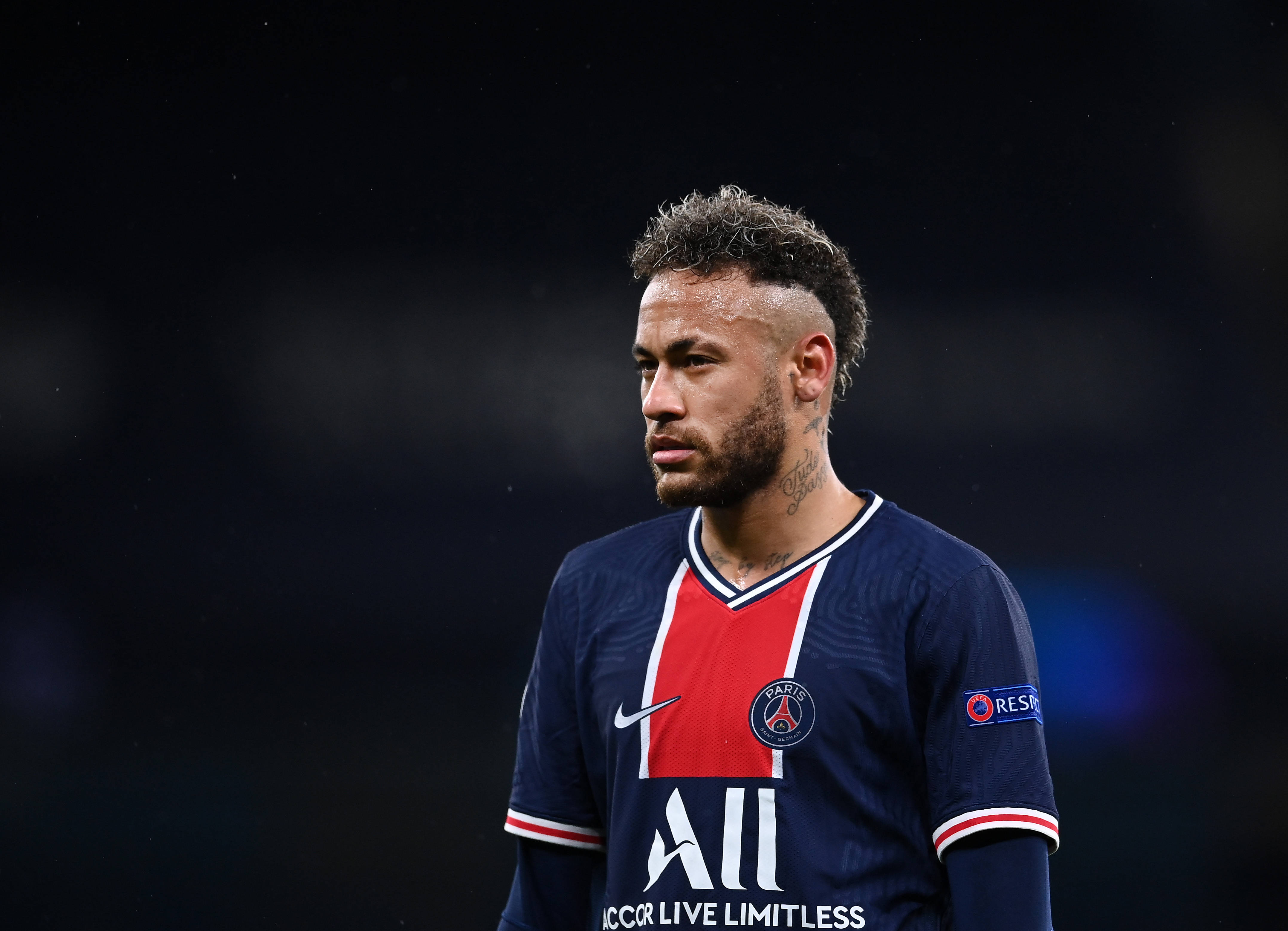 Cool Neymar Jr Paris Saint-germain Jersey Background